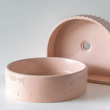 Sticks & Stone Concrete Round Textured Basin