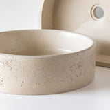 Sticks & Stone Concrete Round Textured Basin