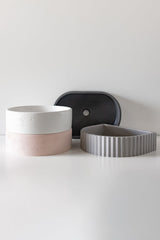 Sticks & Stone Concrete Round Textured Basin