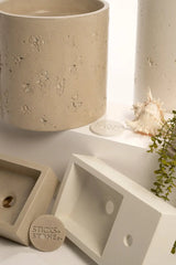 Sticks & Stone Concrete Polished Rectangular Powder Room Basin