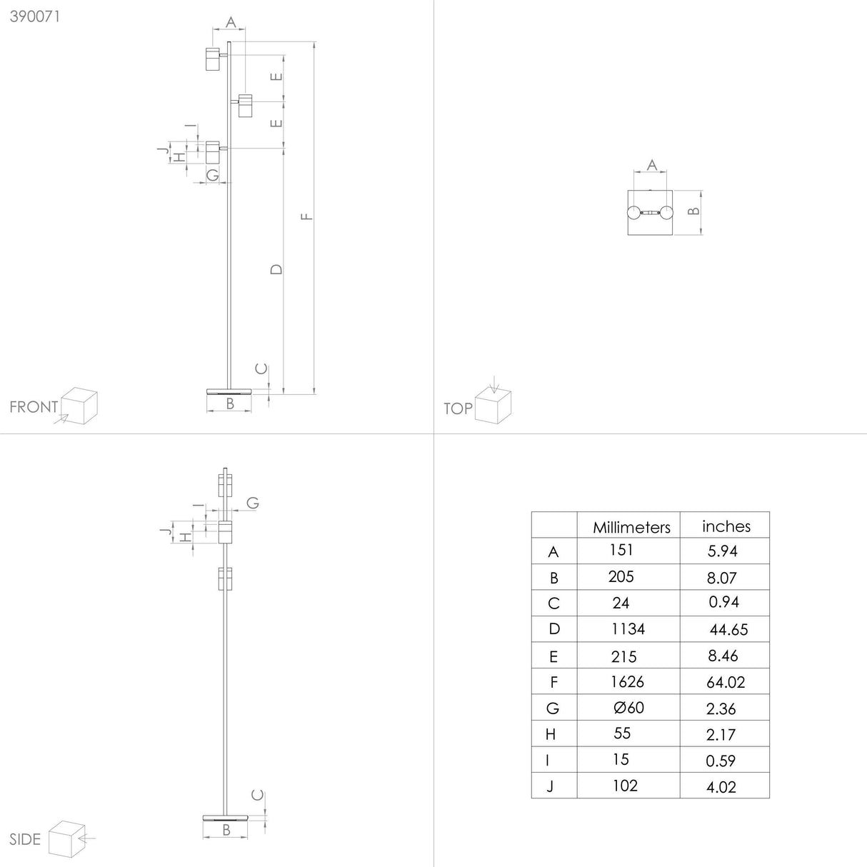 CARTAGENA floor lamp - Clearance