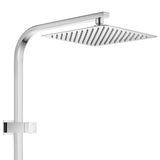 AQU 10" Square Shower Station Top Water Inlet - Chrome