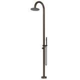 Mica gooseneck freestanding outdoor shower