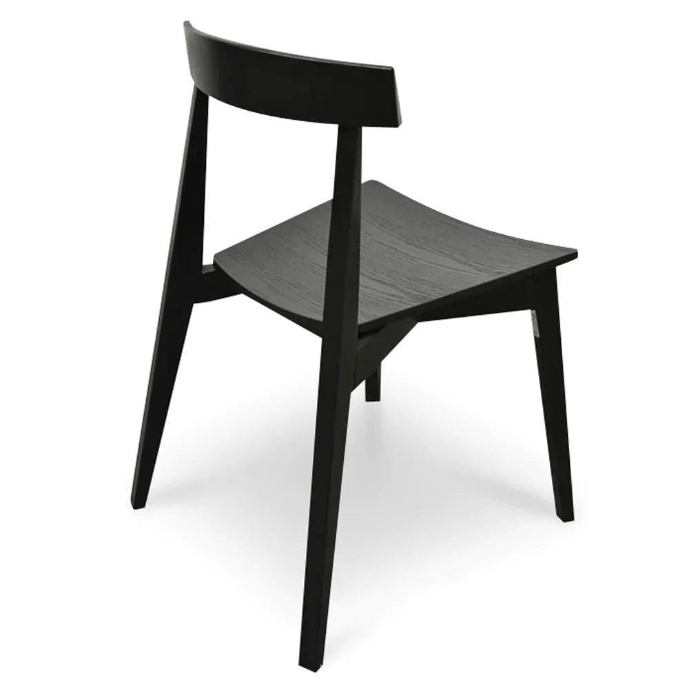 Calibre CDC2422-DR Dining Chair - Black Wood