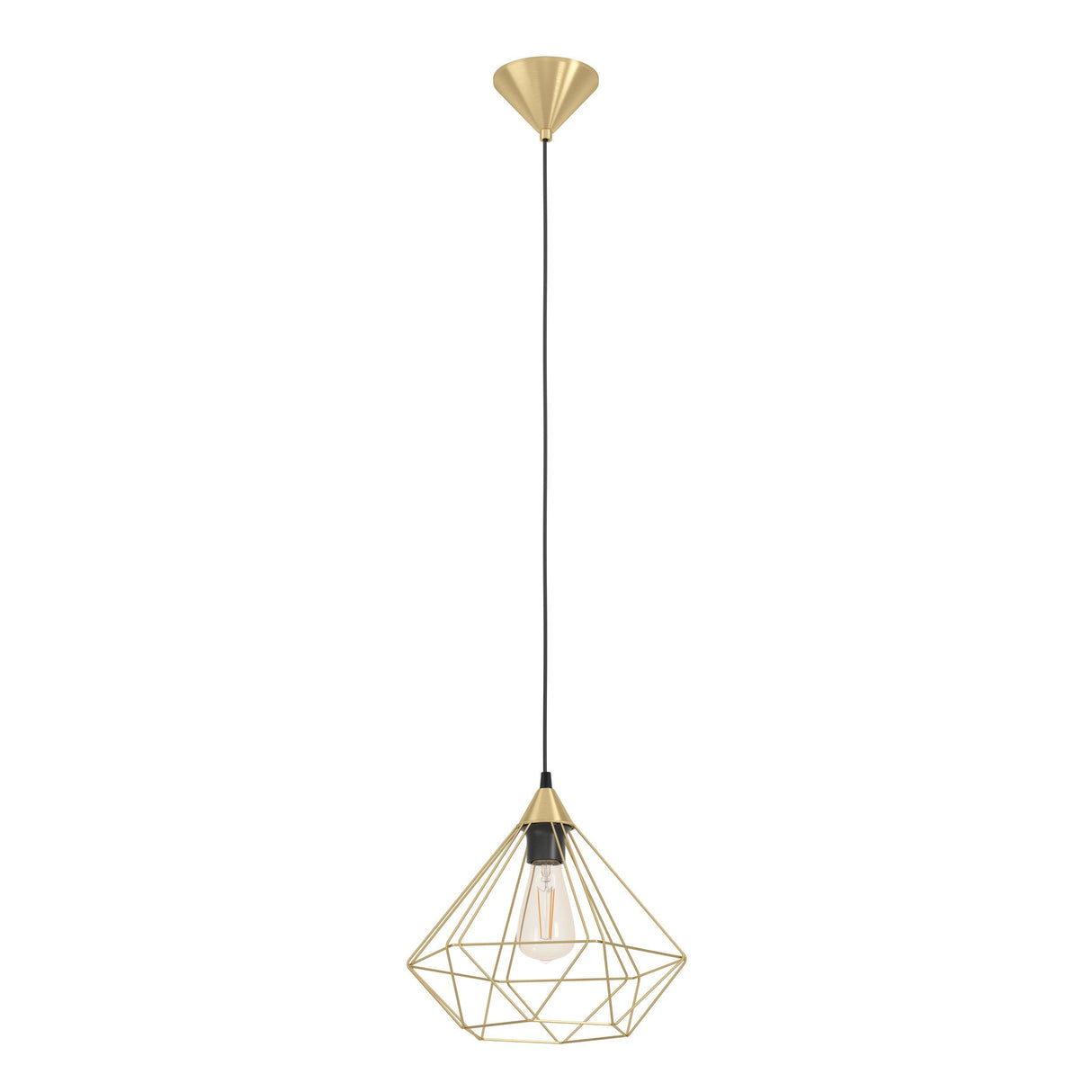 TARBES pendant light E27 (Brushed Brass)- Clearance