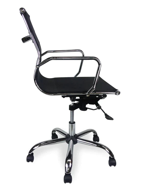 Calibre COC210 Designer Mesh Boardroom Office Chair - Low Back - Black