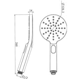 Pentro Round 3 Functions Hand Shower Spray