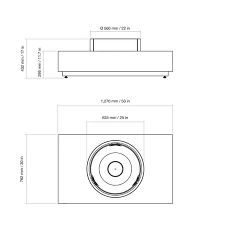 EcoSmart MARTINI 50 Fire Table