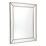 Zeta Wall Mirror - Large Antique Silver