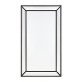 Zeta Wall Mirror - Medium Black