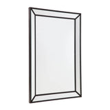 Zeta Wall Mirror - Medium Black