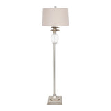 Langley Floor Lamp - Antique Silver