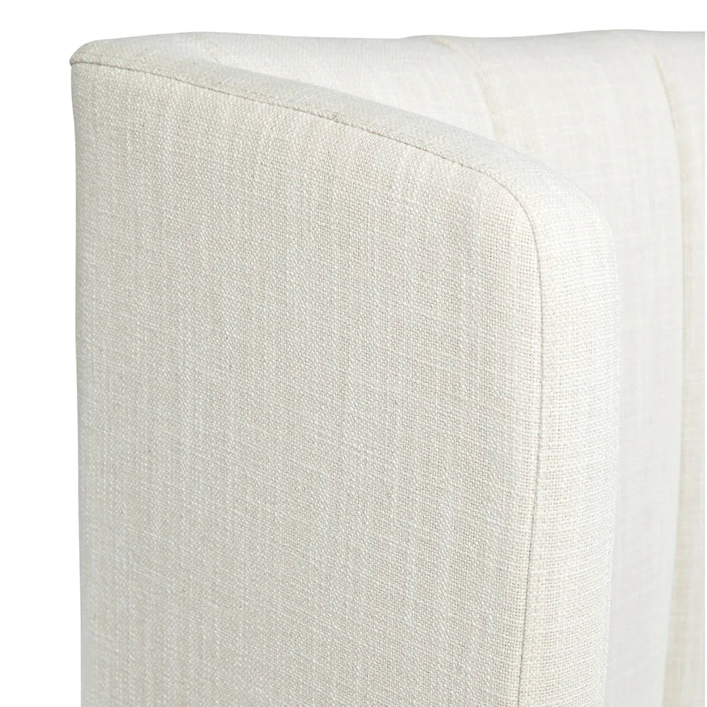Central Park Queen Bedhead - Natural Linen