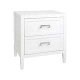 Soloman Bedside Table - Large White