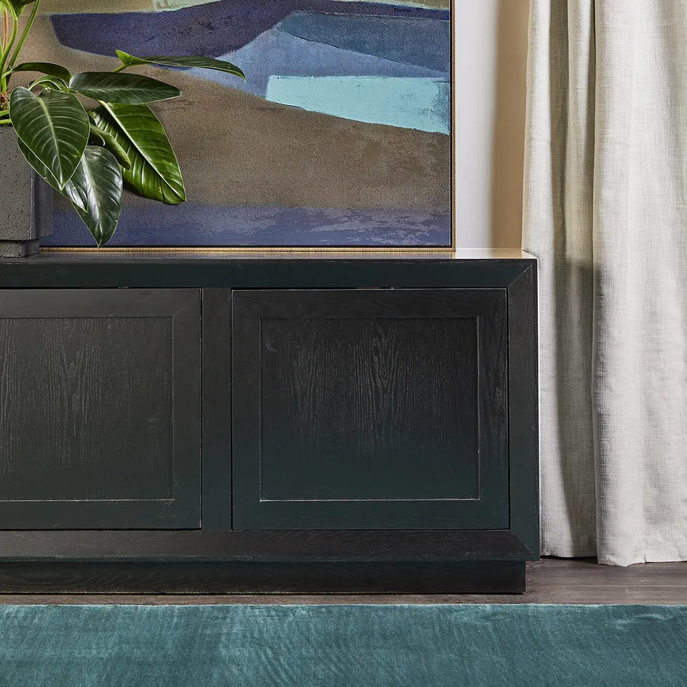 Balmain Oak Buffet - Large Black