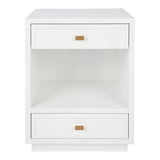 Logan Bedside Table - White