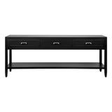 Soloman Console Table - Large Black