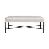 Hacienda Bench Ottoman - Natural Linen