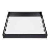 Miles Mirrored Tray - Large Black