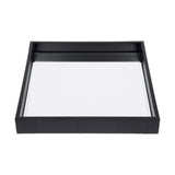 Miles Mirrored Tray - Small Black