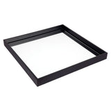 Miles Mirrored Tray - Medium Black
