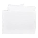 Birkshire Slip Cover Right Arm Facing Seat  - White Linen