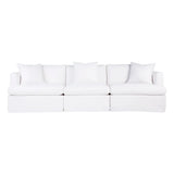 Birkshire Slip Cover Modular Sofa - White Linen Option 3