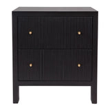 Ariana Bedside Table - Large Black