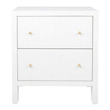 Ariana Bedside Table - Large White