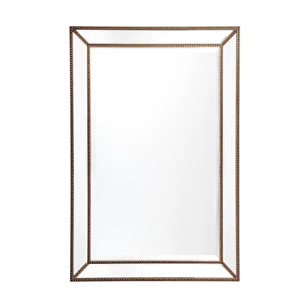 Zeta Wall Mirror - Medium Antique Gold