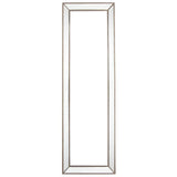 Zeta Cheval Mirror - Antique Silver