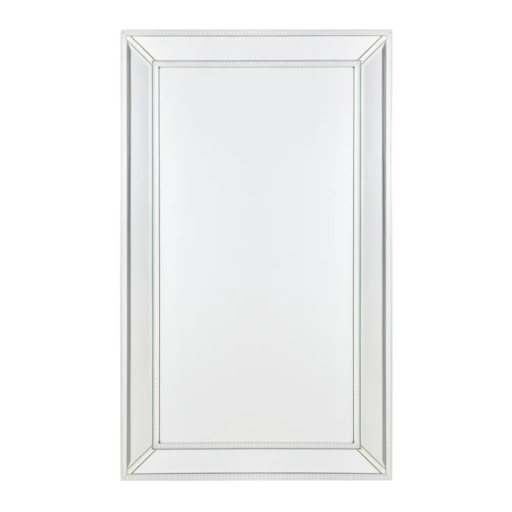 Zeta Wall Mirror - Medium White