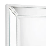 Zeta Wall Mirror - Medium White