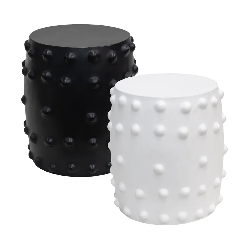 Otto Concrete Stool - White