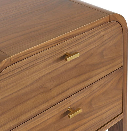 Chisholm Bedside Table - Walnut