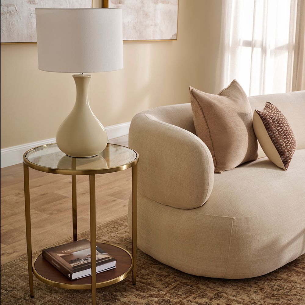 Phoebe Table Lamp - White