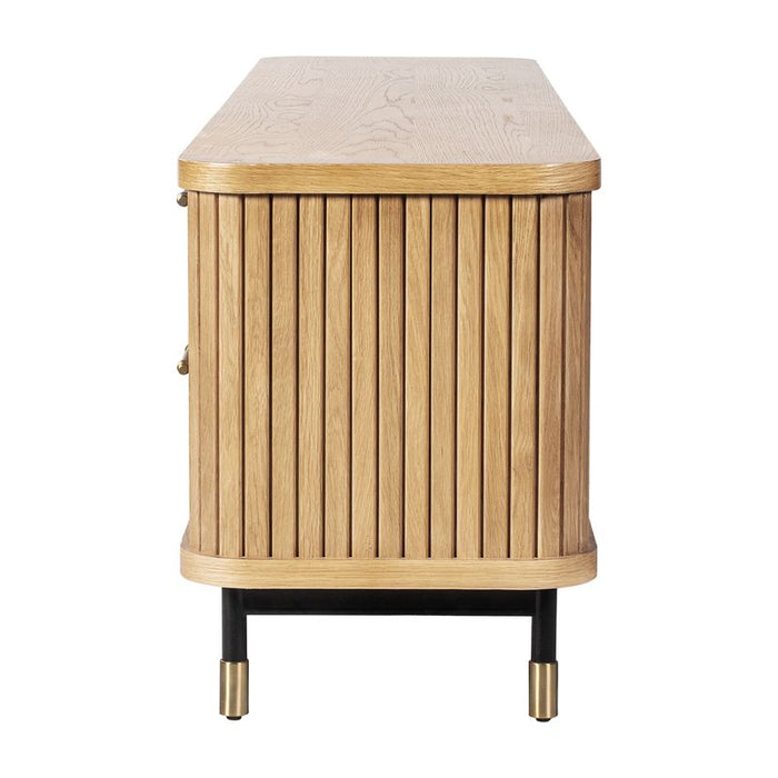 Sophia 200cm Oak Entertainment Unit - Natural