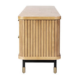 Sophia 200cm Oak Entertainment Unit - Natural
