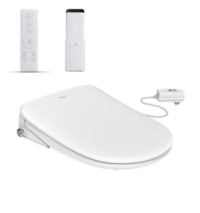 VOGHERA Rimless Wall Faced Floor Spa Toilet set with R&T Cistern