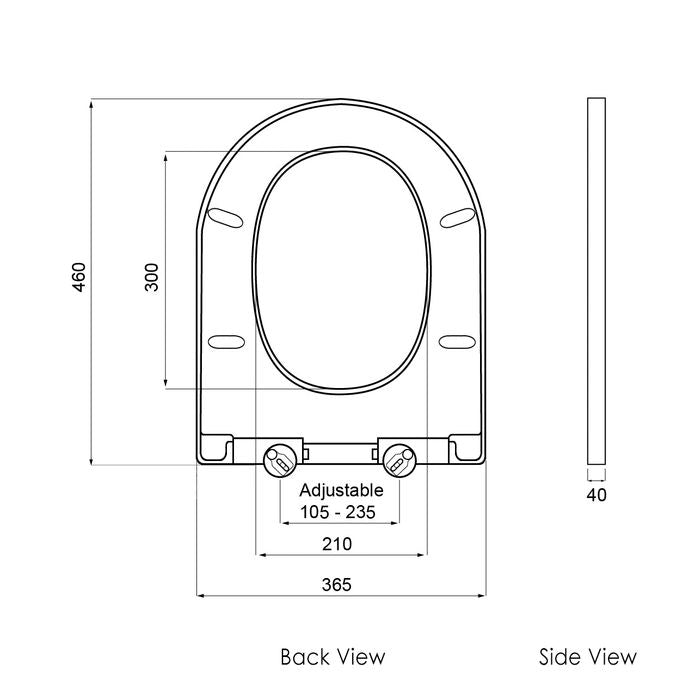 INS Soft Close STD Seat Cover