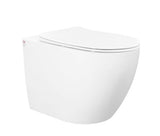 Voghera Rimless Wall Hung White Toilet Pan with Cistern