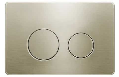 R&T Push Plate Brushed Gold