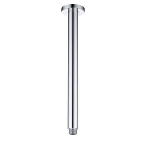 PAVIA Ceiling Shower Arm Round (300mm) - Chrome