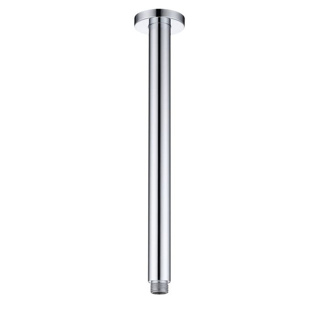 PAVIA Ceiling Shower Arm Round (300mm) - Chrome