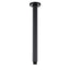 PAVIA Ceiling Shower Arm Round (300mm) - Matte Black