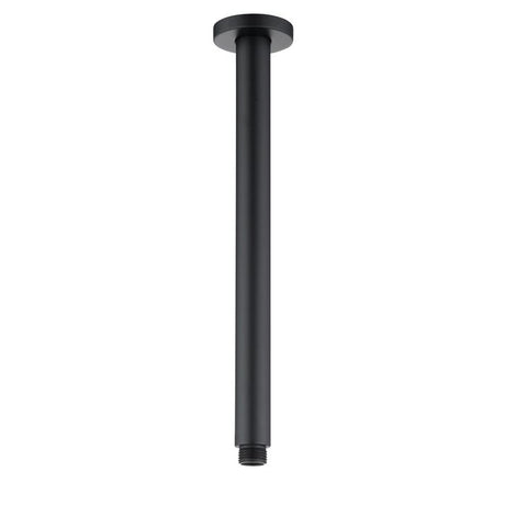 PAVIA Ceiling Shower Arm Round (300mm) - Matte Black