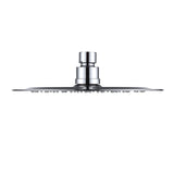 PAVIA Twin Shower On Rail Bottom Inlet Round (200mm) - Chrome