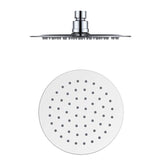PAVIA Twin Shower Half Rail Top Inlet Round (200mm) - Chrome