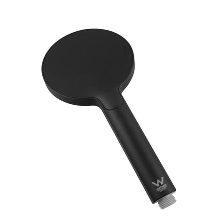 PAVIA Twin Shower Half Rail Top Inlet Round (200mm) - Matte Black