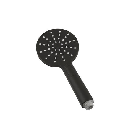 PAVIA Twin Shower Half Rail Top Inlet Round (200mm) - Brushed Gun Metal